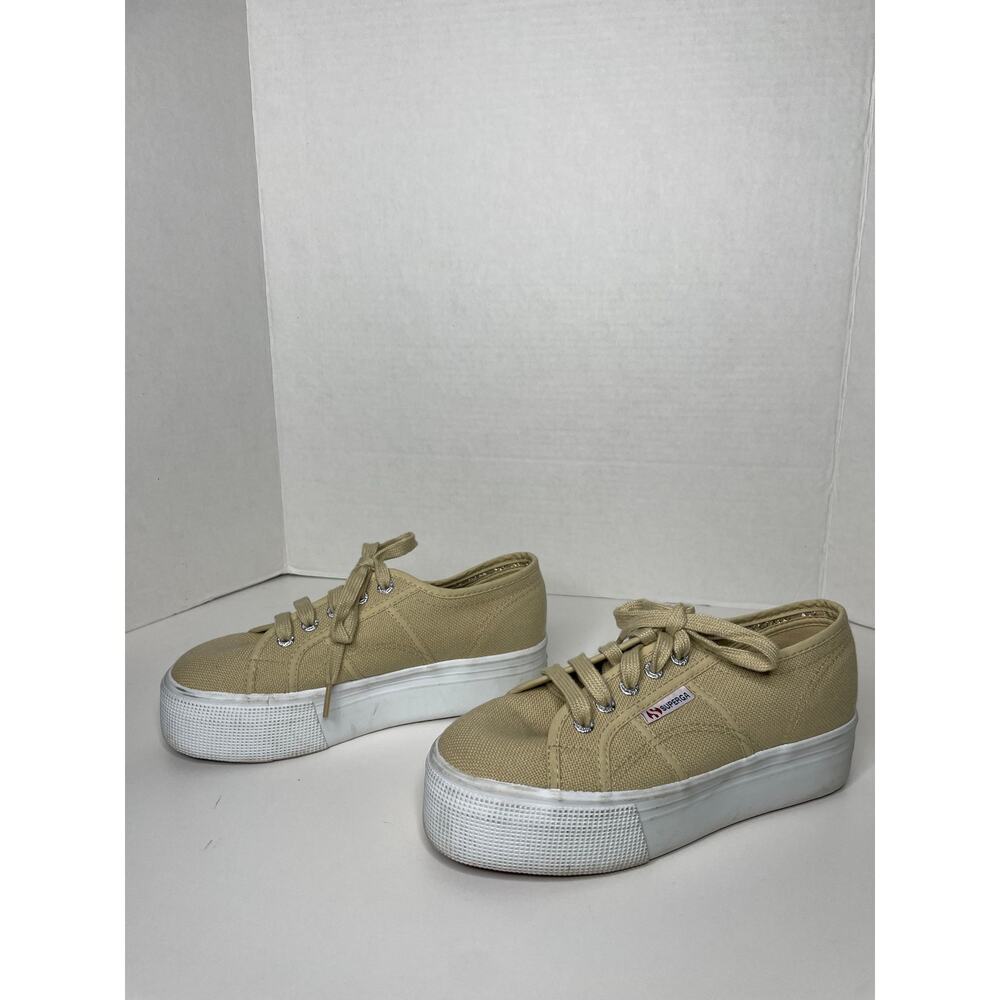 SUPERGA 2790 Womens Platform Lace Up Sneakers 36